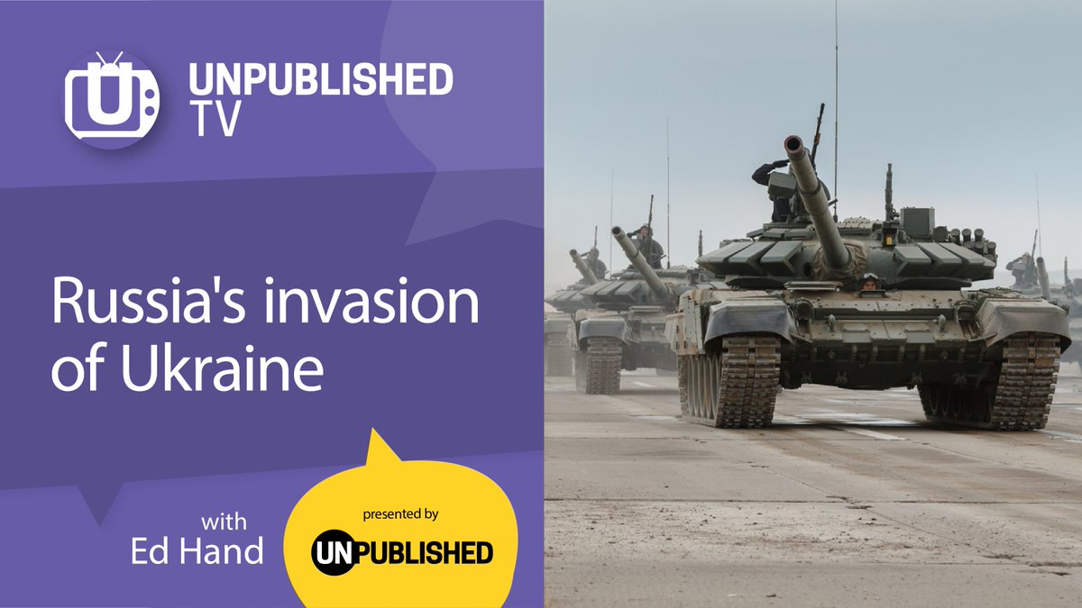 unpubmedia's tweet photo. TONIGHT > The Russian-Ukrainian War on #UnpublishedTV w/ @EdHandMedia, 8 pm ET | 5 pm PT: https://t.co/jQAVqLVf8U Guests: @jrgillesbreton, @MasonPeggy @rideauinstitutevia, Elliot Tepper @CU_NPSIA and Gar Pardy via @UnpublishedMedia #RussianUkrainianWar #cdnpoli https://t.co/xnBBDvZVI1