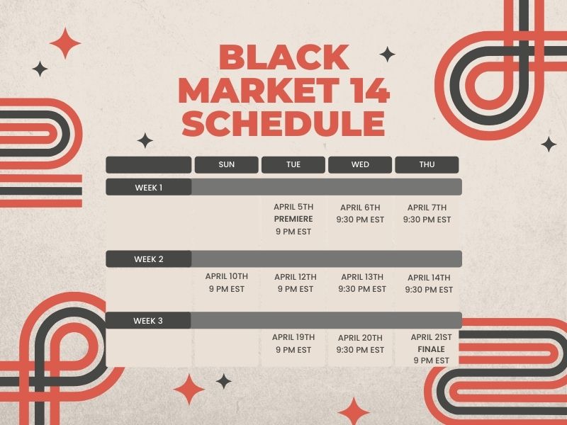 blackmarketnow's tweet image. We're back! Applications are now open for Black Market 14! Accepting apps from newbies as well as alumni, but for alumni we are only looking for pre-jurors/1st half boots! #BlackMarket Apply here forms.gle/pLL1ojL4bDmLso…