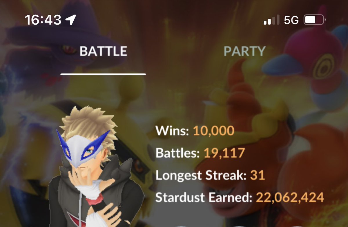 Accurate pose is accurate #battlers #10K #GBL #pokemongo