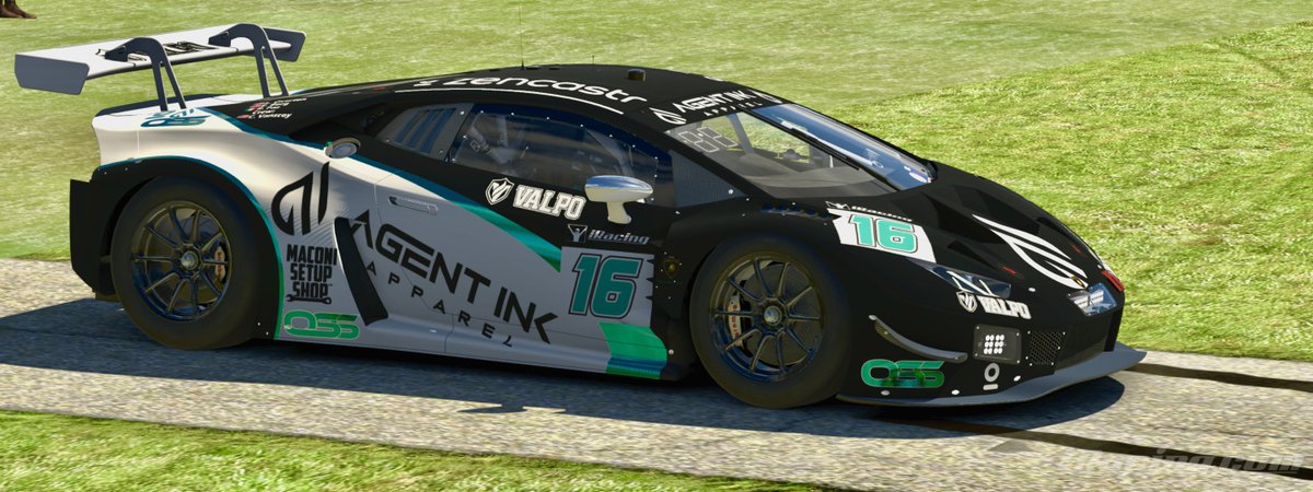 OvertonSpeedCo's tweet photo. Putting the final touches on our @OvertonSpeedCo Lambo livery for next weekend’s @iRacing #12HoursOfSebring
| @AgentInk | #AgentInk | #OSSxAgentInk | @ValpoEsports | @zencastr | #MadeOnZencastr | #AgentInkRacing | @MaconiSetupShop | @ENDALZRacing | #ENDALZ | https://t.co/3W3EUcIlaB