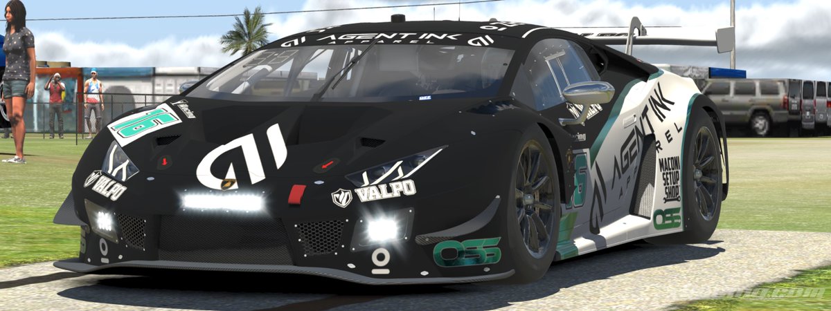 OvertonSpeedCo's tweet photo. Putting the final touches on our @OvertonSpeedCo Lambo livery for next weekend’s @iRacing #12HoursOfSebring
| @AgentInk | #AgentInk | #OSSxAgentInk | @ValpoEsports | @zencastr | #MadeOnZencastr | #AgentInkRacing | @MaconiSetupShop | @ENDALZRacing | #ENDALZ | https://t.co/3W3EUcIlaB
