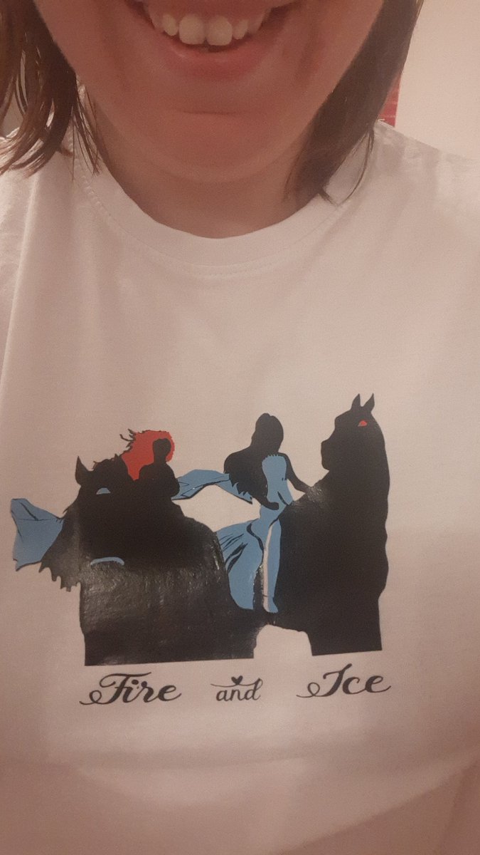 Aca_Acesome's tweet photo. LOOK AT THEM HORSERIDING GIRLFRIENDS #merelsa #polarbear #fireandice #myfirstshirt #myartonashirt #cricut https://t.co/ay0VmS05qA
