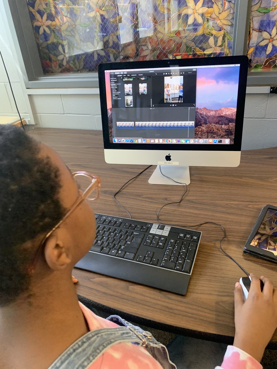 We are so fortunate and thankful to be able to use <a href="/avenelmiddle/">Avenel Middle School</a> iMacs and Green Screens to film and edit our invention commercials. Students have been enjoying directing, producing, writing, editing, adding sound effects and incorporating music from Garage Band! <a href="/WTSD_GT/">Christina Vreeland</a>