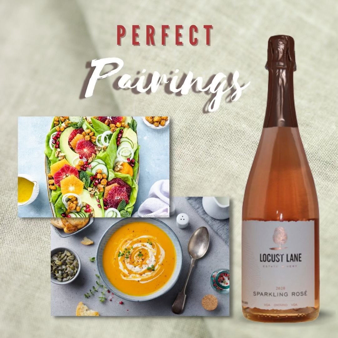 Our 2020 Sparkling Rosé is a lively wine that bursts with flavours of watermelon and strawberry. This versatile wine pairs with anything from citrusy salads to creamy soups. You can’t go wrong! Visit our wine shop to purchase a bottle for yourself🥂🌷
#LocustLane #Wine