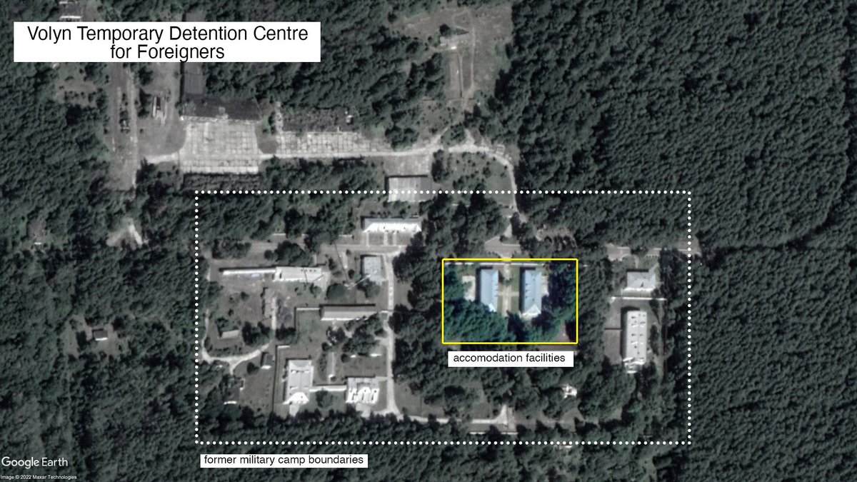 LHreports's tweet photo. 79/ The Volyn facility was a former army base until 2007 when it was converted with EU funds into an immigration detention centre. Ukraine regularly touted as a place to dump asylum seekers not wanted in the EU (Belarus standoff)
https://t.co/QMbxhZnAL7 https://t.co/maOCqV0fuS
