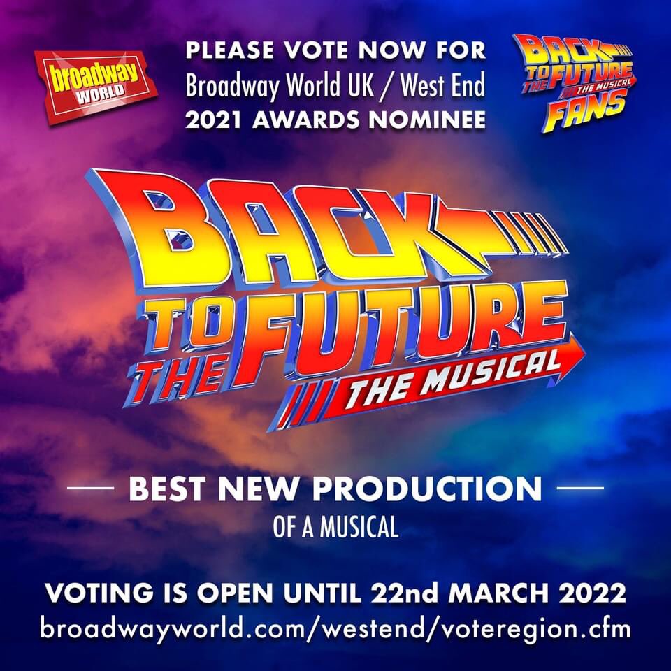 bttfmusicalfans's tweet photo. Vote:
⚡️#JohnRando - Best Direction of a New Production of a Musical
⚡️#TimHatley - Best Set Design of a New Production of a Play or Musical
⚡️#JimHenson - Best Musical Direction of a New Production of a Play or Musical
AND:
⚡️@BTTFmusical - Best New Production of a Musical https://t.co/8V9tM3fpN2