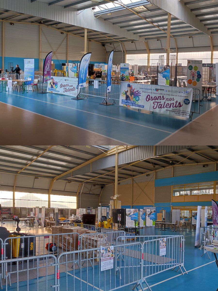 𝑶𝒔𝒐𝒏𝒔 𝑵𝒐𝒔 𝑻𝒂𝒍𝒆𝒏𝒕𝒔 - J - 1 Calonne-Ricouart
Nous sommes prêts 😉 👍
N'oubliez pas de prendre un billet = ACCES FACILITE
Dernières places : plie-bethune.fr/osons-nos-tale… 
DEMAIN 𝙙𝙚́𝙨 𝟭𝟬 𝙝 𝙥𝙤𝙪𝙧 𝙩𝙚𝙨𝙩𝙚𝙧 𝙡𝙚𝙨 𝙢𝙚́𝙩𝙞𝙚𝙧𝙨 𝙦𝙪𝙞 𝙧𝙚𝙘𝙧𝙪𝙩𝙚𝙣𝙩..