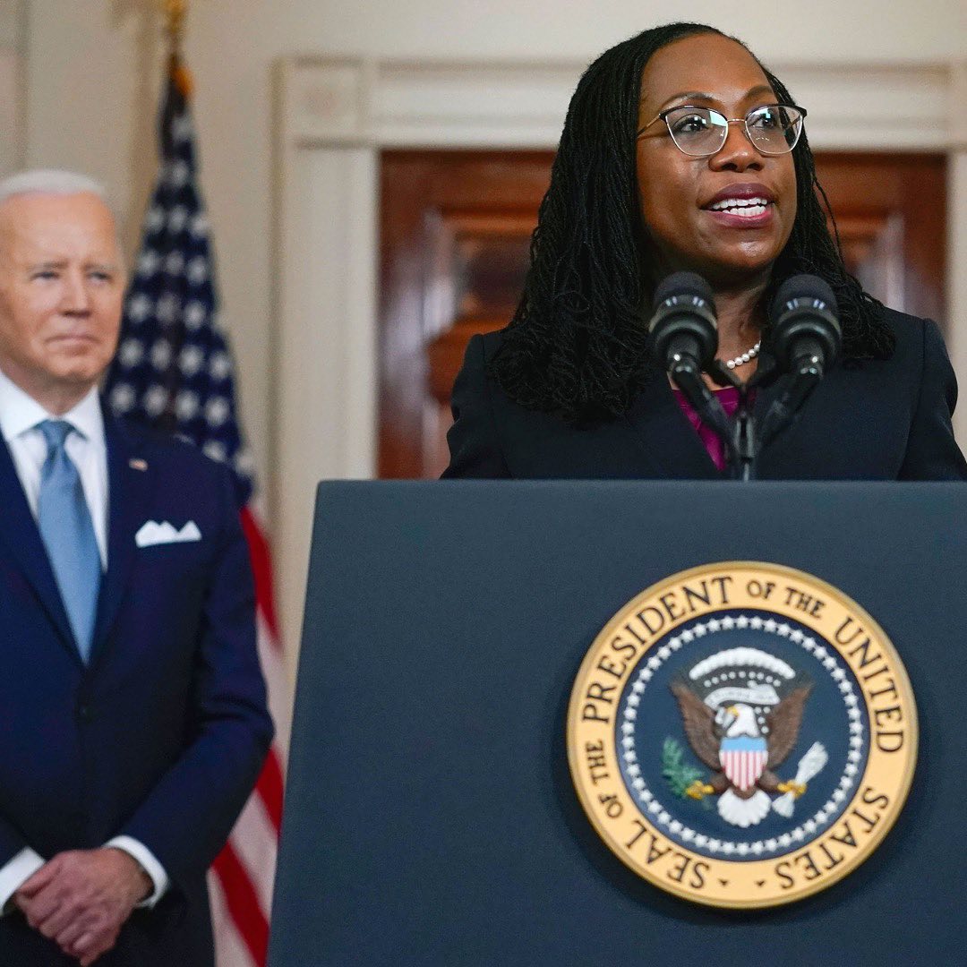 Judge Ketanji Brown Jackson is one of the nation’s brightest legal minds. When confirmed, she will become the first Black woman to serve on the Supreme Court. It’s long past time for the Court to look like America. 

📸: <a href="/WhenWeAllVote/">When We All Vote</a>