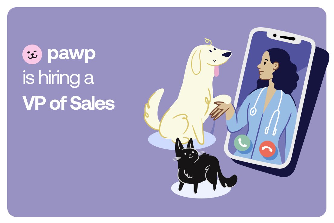 We’re looking for a 10Xer VP of Sales to scale Pawp Perks (pawp.com/pawp-perks) — we’re growing the B2B/Employer Benefits side which is quickly becoming a needle mover for the business <a href="/mypawp/">Pawp</a> 🚀🐶😻

DMs are open 📥 or tag if your most qualified f(u)riend.