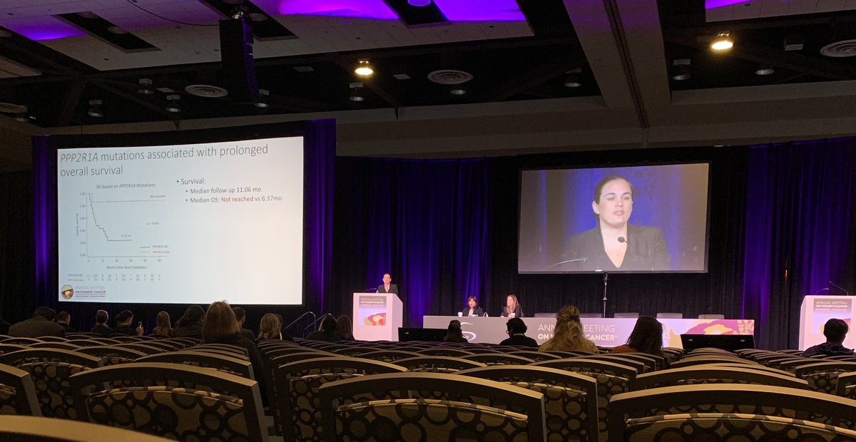 Katie Kurnit (@katiekurnit) on Twitter photo Awesome data about immunotherapy in clear cell #OvarianCancer with PPP2R1A mutations. Maybe a new treatment algorithm for this rare tumor if confirmed? Congrats <a href="/HinchcliffEmily/">Emily Hinchcliff</a> <a href="/AmirJazaeri/">Amir Jazaeri</a> ! #SGO2022 <a href="/MDAndersonNews/">MD Anderson Cancer Center</a> <a href="/SGO_org/">SGO</a> Awesome data about immunotherapy in clear cell #OvarianCancer with PPP2R1A mutations. Maybe a new treatment algorithm for this rare tumor if confirmed? Congrats <a href="/HinchcliffEmily/">Emily Hinchcliff</a> <a href="/AmirJazaeri/">Amir Jazaeri</a> ! #SGO2022 <a href="/MDAndersonNews/">MD Anderson Cancer Center</a> <a href="/SGO_org/">SGO</a>
