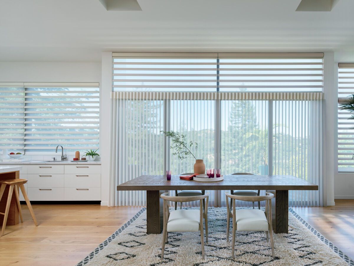 BlindscapesNM's tweet photo. If you crave clean lines and straightforward design, consider Hunter Douglas Pirouette® Window Shadings! Pirouette shadings feature softly contoured, front-facing fabric vanes attached to a single sheer backing. 

Learn more here: https://t.co/mizPpgNoxq

#HunterDouglas https://t.co/PLOIKIhOS3