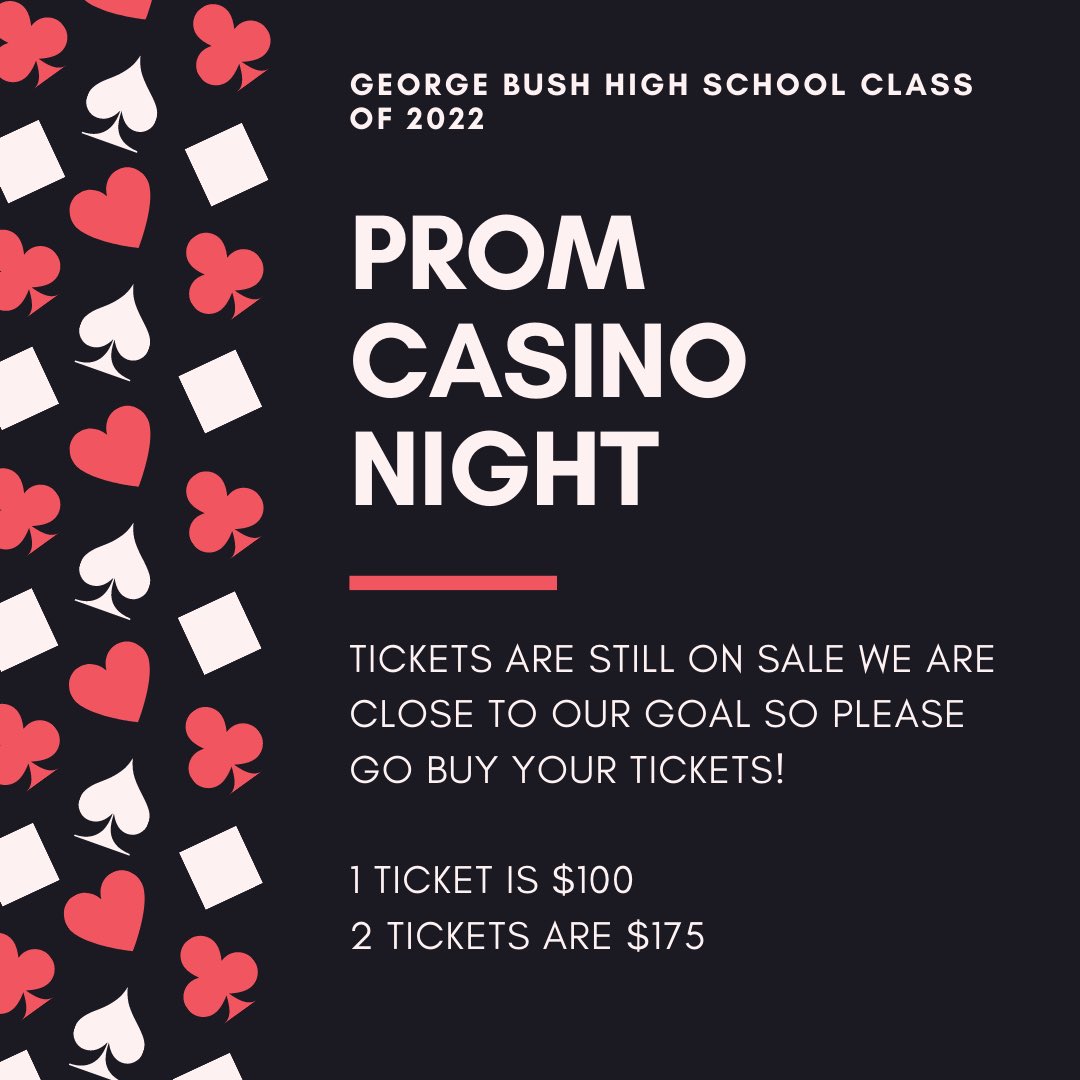 There is still a chance to save Prom!!! Buy your tickets! Link in our bio <a href="/BHS_Broncos/">George Bush High School</a> <a href="/BHS_BroncoCheer/">GBHS Cheer🤸🏾‍♂️</a> <a href="/BushJournalism/">BHS Journalism</a> <a href="/gbhs22/">bhs22class</a>
