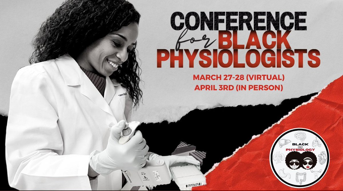 Michigan Physiology Society sharing this upcoming conference for Black Physiologists. Thank you for all work and contributions to the field. registration.socio.events/e/blackinphysi… #C4BP | #BlackinPhysio | #ConferenceForBlackPhysiologists @dllee_phd