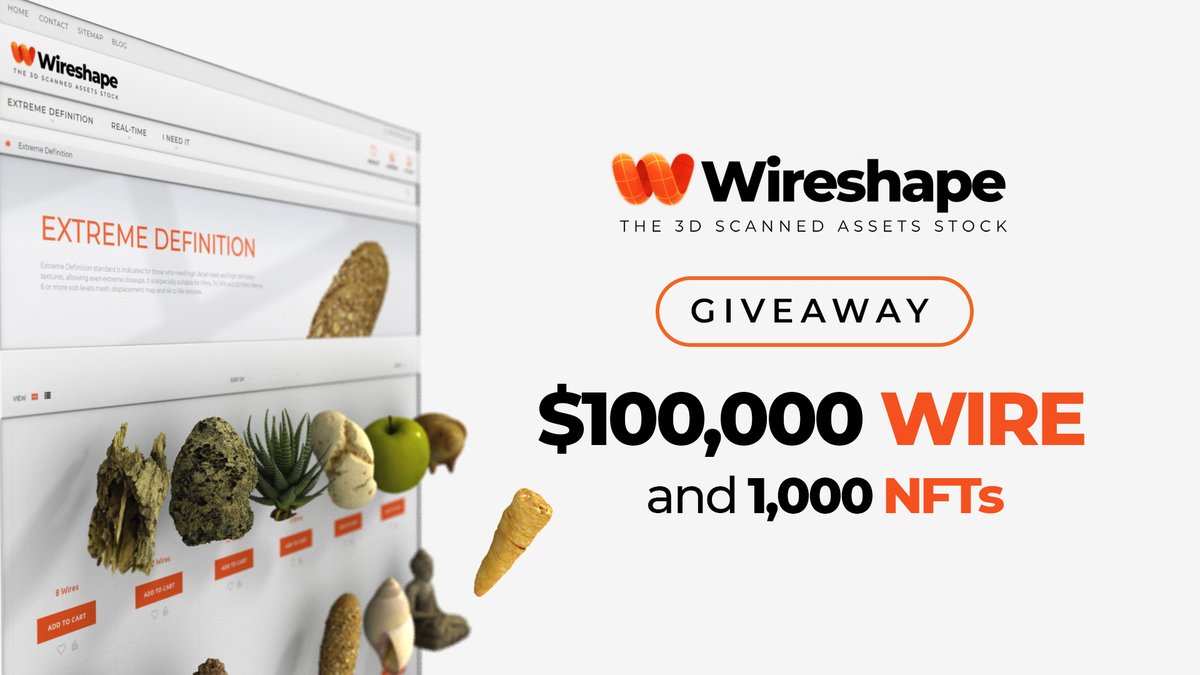 #NFTGiveaway #NFTdrops #Airdrop

🚨 Airdrop: Wireshape
🛃 Website: wire-token.com
🔥 Prize Pool: 100,000 $WIRE and 1,000 NFTs
🏆 Total Winners: 1,000 Random
🤑 Refer: Get Extra Entries
🗓 End: 09th Apr 2022
🚧 Rating: ⭐️⭐️⭐️⭐️⭐️ 
🤖 Airdrop Link: giv.gg/wireshape