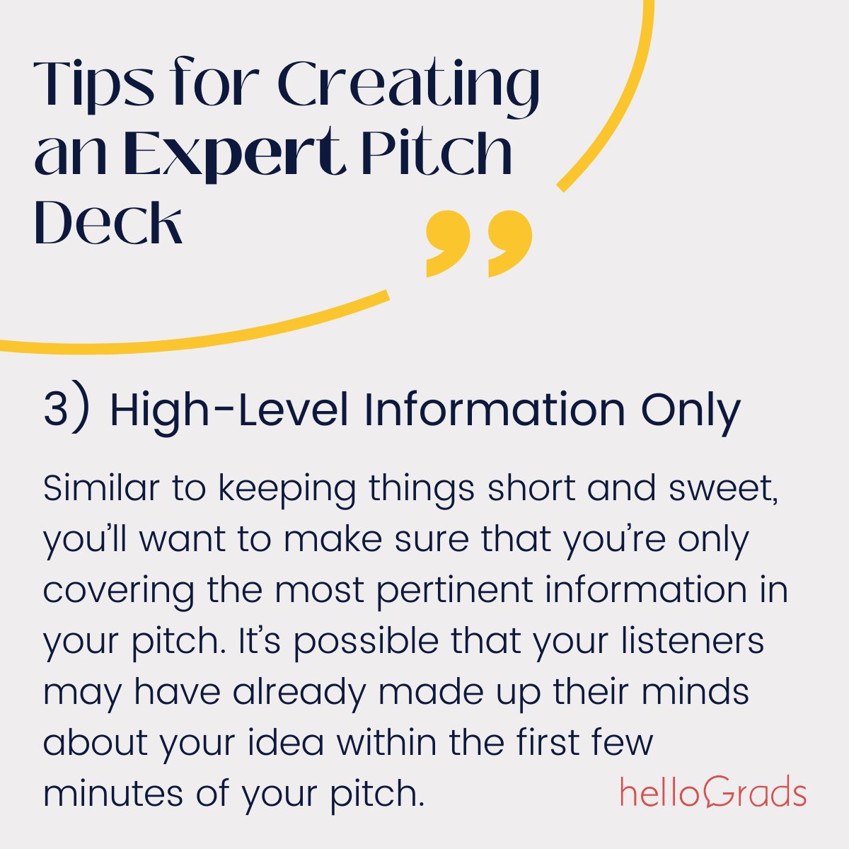 hello_grads's tweet photo. Whether you're an aspiring entrepreneur or an established business owner looking for expansion capital, find out how to produce an expert pitch deck to wow clients and investors.

Full article: https://t.co/Br3xvkwKMd https://t.co/vAsLUucKxA