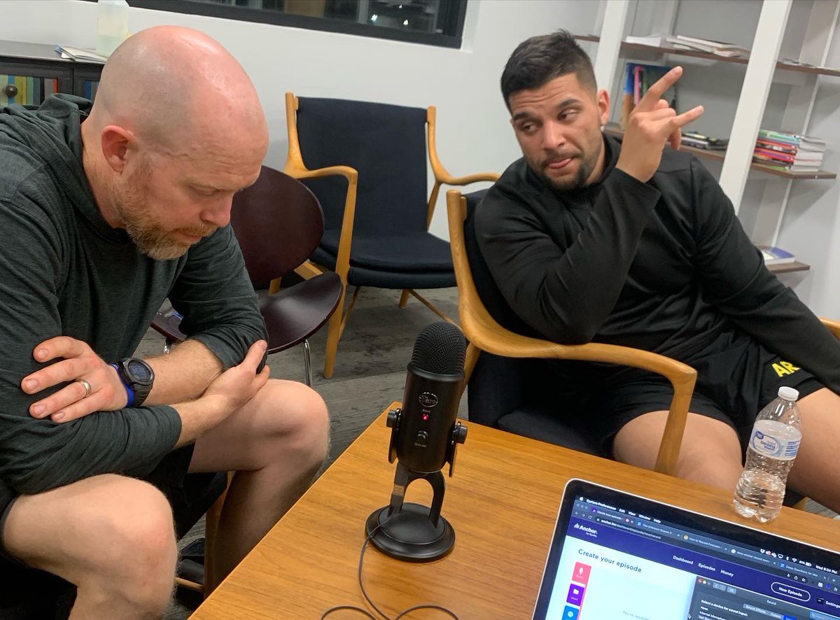 The_UnknownPod's tweet photo. S2E4: To Live Is To Struggle.

Casey Molifua, Brian Corr, and Francisco Arevalo sit down during the #MilesForMik running event. Valuable lessons learned. We appreciated all the support 🙌🏼 #KeepGoing https://t.co/x3BfxpM9qj