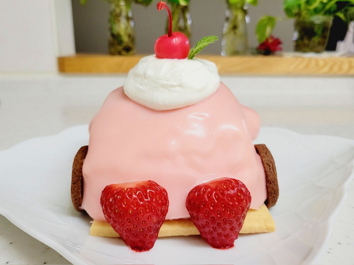 miso_mmpb's tweet photo. くるまほおばりケーキ作った！！！！！色とか形けっこう違ったけどとりあえず満足！！これで安心して発売日迎えられる！(？)
#星のカービィディスカバリー https://t.co/7bLUfuNmQD
