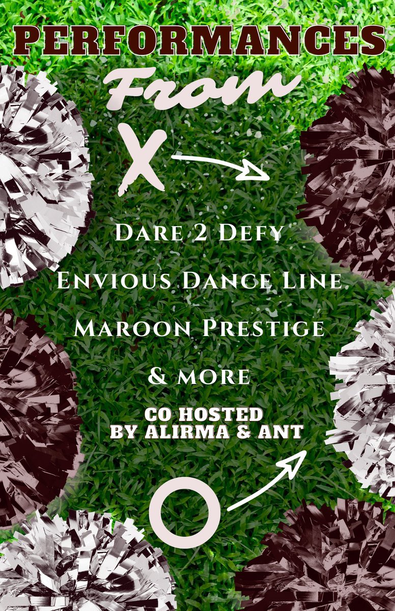 🚨THIS FRIDAY IS MARCH MANIA 🚨

Get ready to see some great performances from <a href="/EnviousDance/">Envious Dance Line✨</a> <a href="/Dare2defyD/">Dare 2 Defy 🦋</a> <a href="/SalsaFusionTAMU/">Salsa Fusion LDC</a> and more!! It’ll be a night to remember and a chance to support Maroon Prestige. 

Get ready for the biggest show of the semester 🎊👯‍♀️ #MarchMania