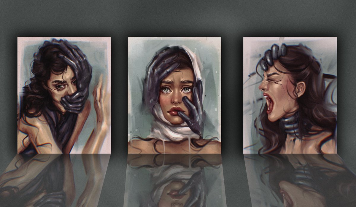 jennymrrr_art's tweet photo. Sometimes you just need a good cry. You're allowed to scream and cry. But do not give up.

I decided to lower the price on my artworks in “Locked by emotions” collection.

The price for each piece is 0.06 Polygon. Sale will last til the end of March 😌

https://t.co/wtaDAr0olb https://t.co/AhiD1i75mM