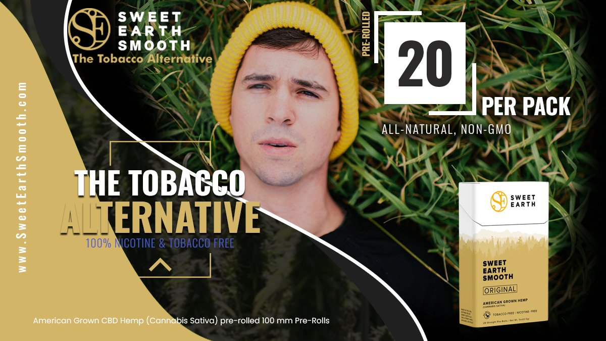 SweetEarthHemp's tweet photo. Quitting Tobacco? Try Sweet Earth Smooth CBD Hemp Pre-Rolls. The Tobacco Alternative.

Shop: https://t.co/QMoU8bLYe8
Subscribe to our Newsletter for Special Offers.

#CBDPreRolls #Hemp #CBD #Oregon #CBDcommunity #HempPreRolls #cbdproducts #cannabidol #CannabisCommunity #Canna https://t.co/BEshR5OkbQ