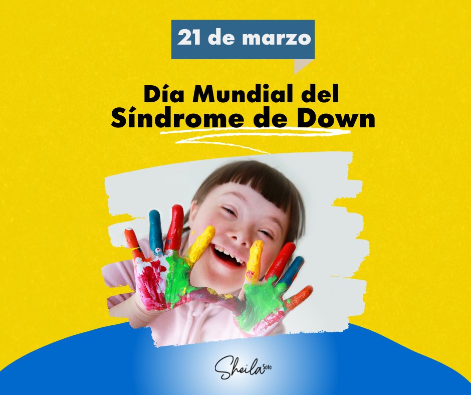SheilaSotoM's tweet photo. En este Día Mundial del Síndrome de Down recordemos que las personas con esta condición tienen mucho que ofrecerle al mundo, y el mundo mucho que cambiar para lograr una verdadera inclusión. https://t.co/QtaTS9oJBP