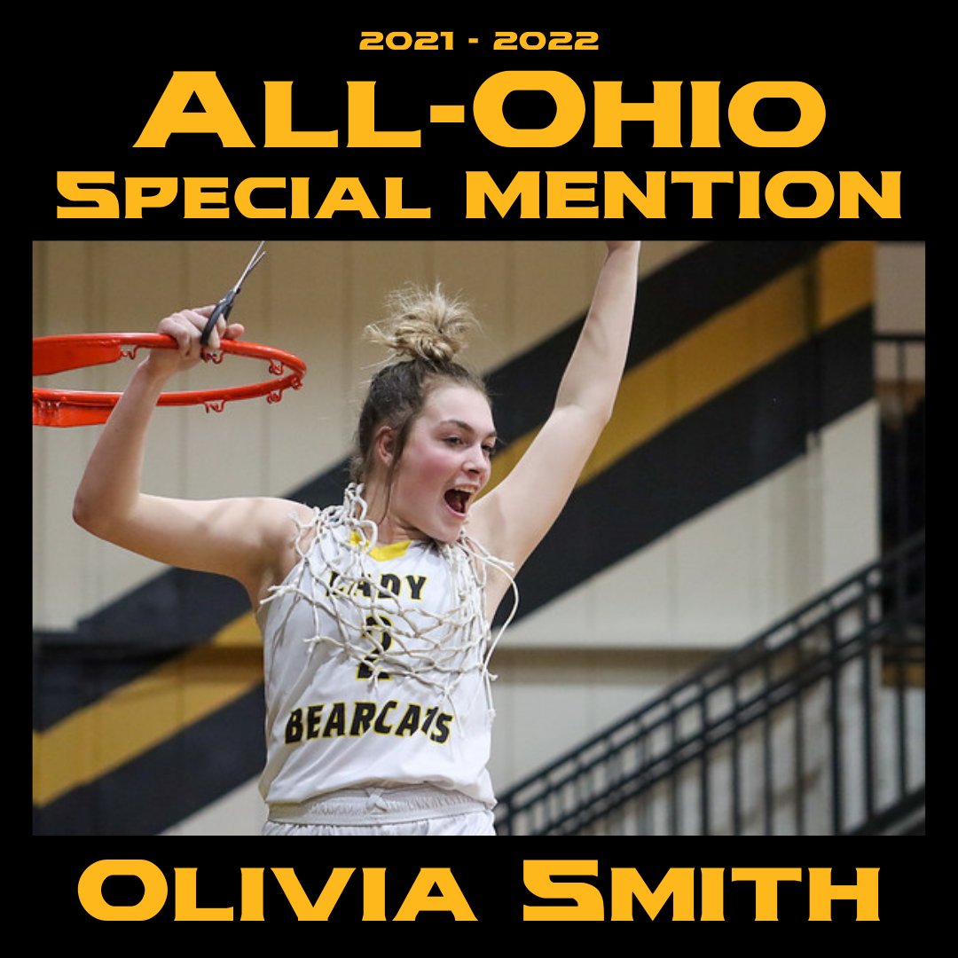 Congratulations to Lady 'Cats Senior <a href="/olivia_92403/">Olivia</a> on earning ALL-OHIO SPECIAL MENTION for her record setting 2021-2022 season! We are so proud of you Liv! #PaintValleyProud