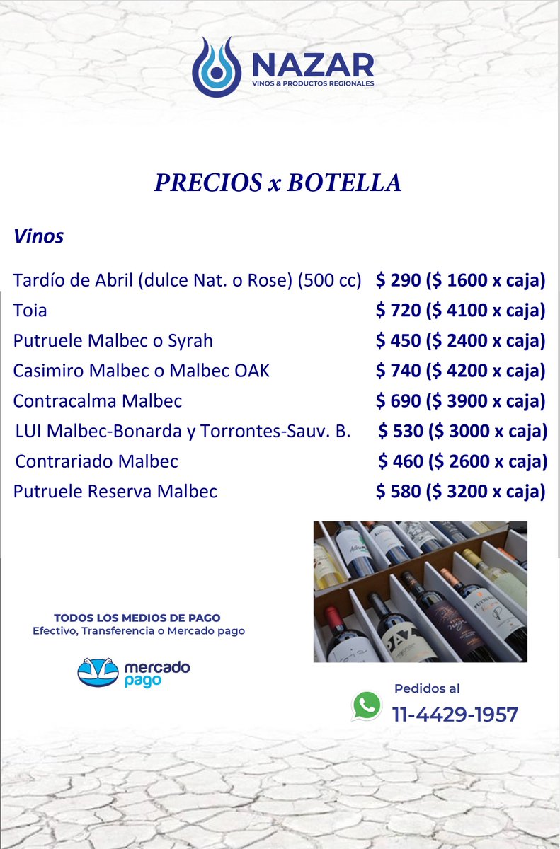 Aumentan los precios en todos lados???
Comprá a buen precio y la mejor calidad.
Entregas coordinadas en CABA, zona norte y zona sur.
Zona oeste todos los días.
#frutossecos #comersaludable #vidasana
#aceitedeoliva #vinos