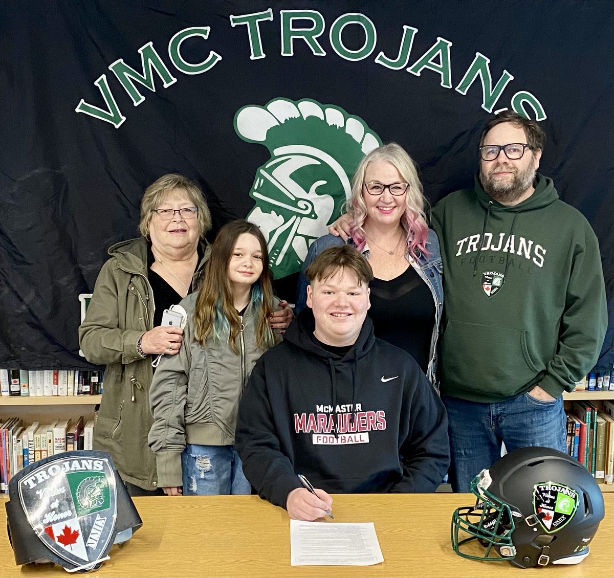 Congratulations to Trojans <a href="/ThalmanLuke/">Luke Thalman</a> <a href="/EverettReid88/">Everett Reid</a> <a href="/odin_peterson/">Odin Peterson</a> who officially signed with <a href="/McMasterSports/">McMaster Marauders</a> Football Program!
We’re Very Proud of You!
‘Virtus et Honor’
<a href="/icvmcwpg/">ICVMC - Wpg</a>
<a href="/PembinaTrails/">Pembina Trails SD</a>
<a href="/The_WHSFL/">The WHSFL</a>
<a href="/chatfootball/">CanadaFootballChat</a>
<a href="/fbmanitoba/">Football Manitoba</a>
