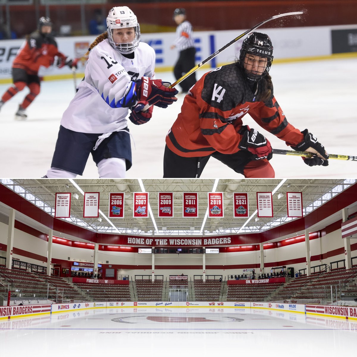 Welcome to Wisconsin! The U18 Women's Worlds in the United States🇺🇸 are planned in Madison and Middleton, 6-13 June.

READ MORE ➡️ iihf.com/en/events/2022…