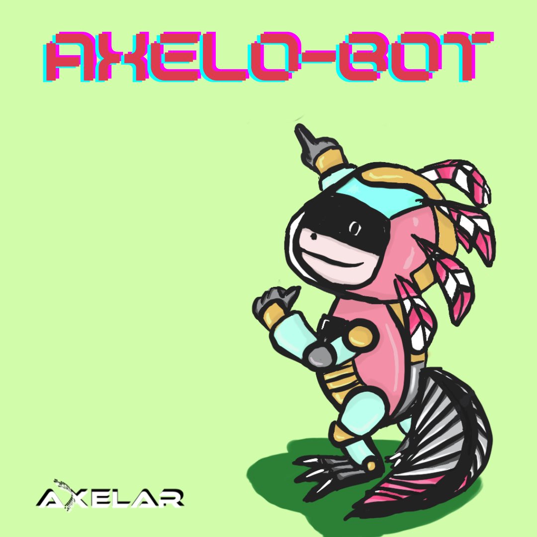 tongmuan1412's tweet photo. Axelbots challenge
Introducing my Axelo-bot
@axelarcore
#Axelarflashchallenge https://t.co/0G3kgsWP9P