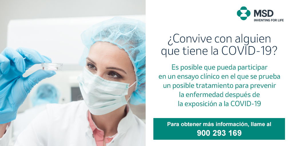 ¿Convives con alguien que tiene #COVID19? Esto te puede interesar: #EnsayoClinico