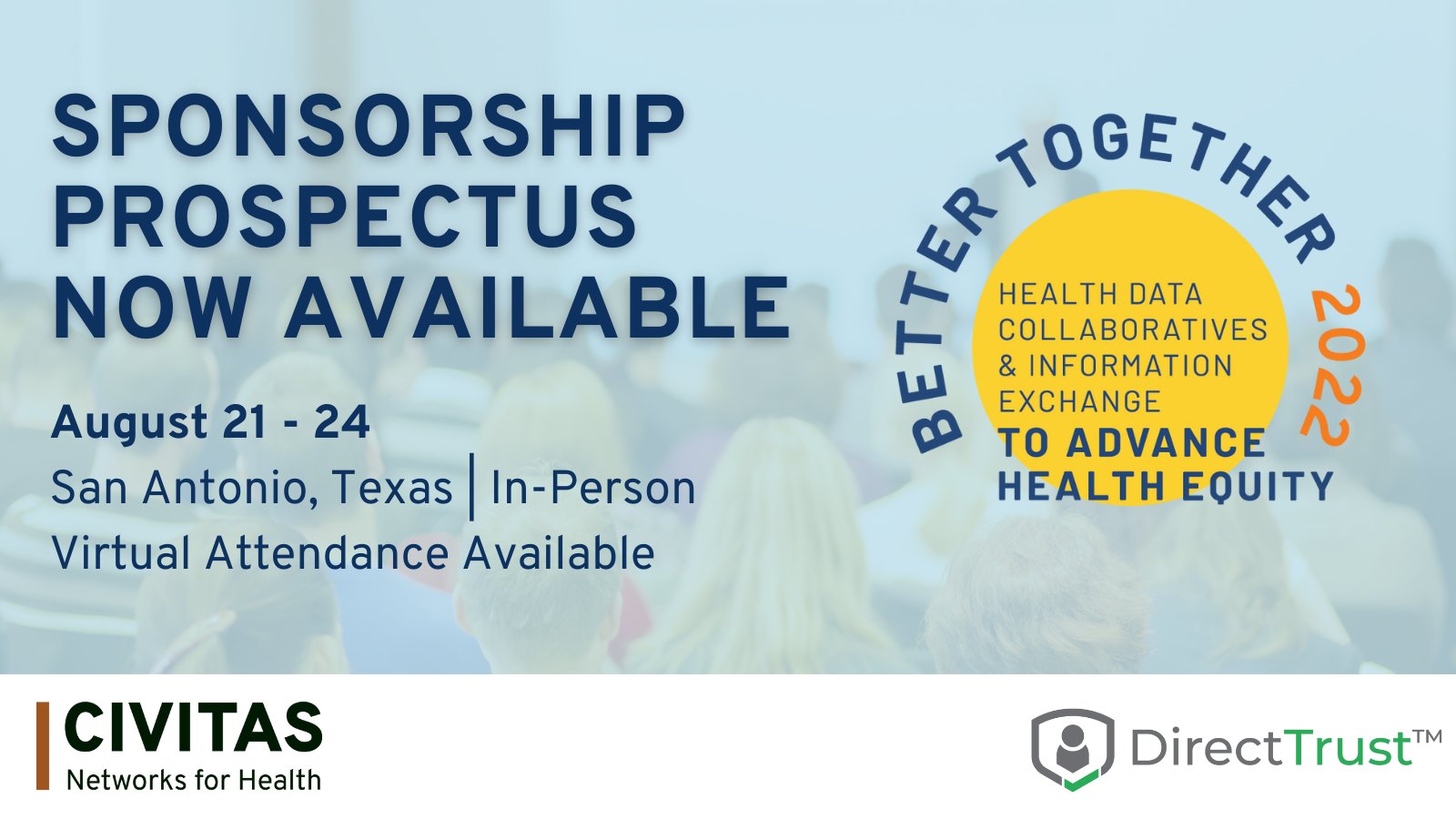 Civitas Networks for Health on Twitter "Join us as a sponsor for our