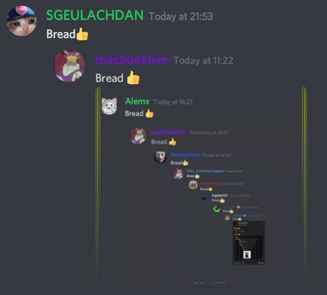 MonkiFROMDISCO's tweet photo. Bread👍 https://t.co/fC7nBVXH0n