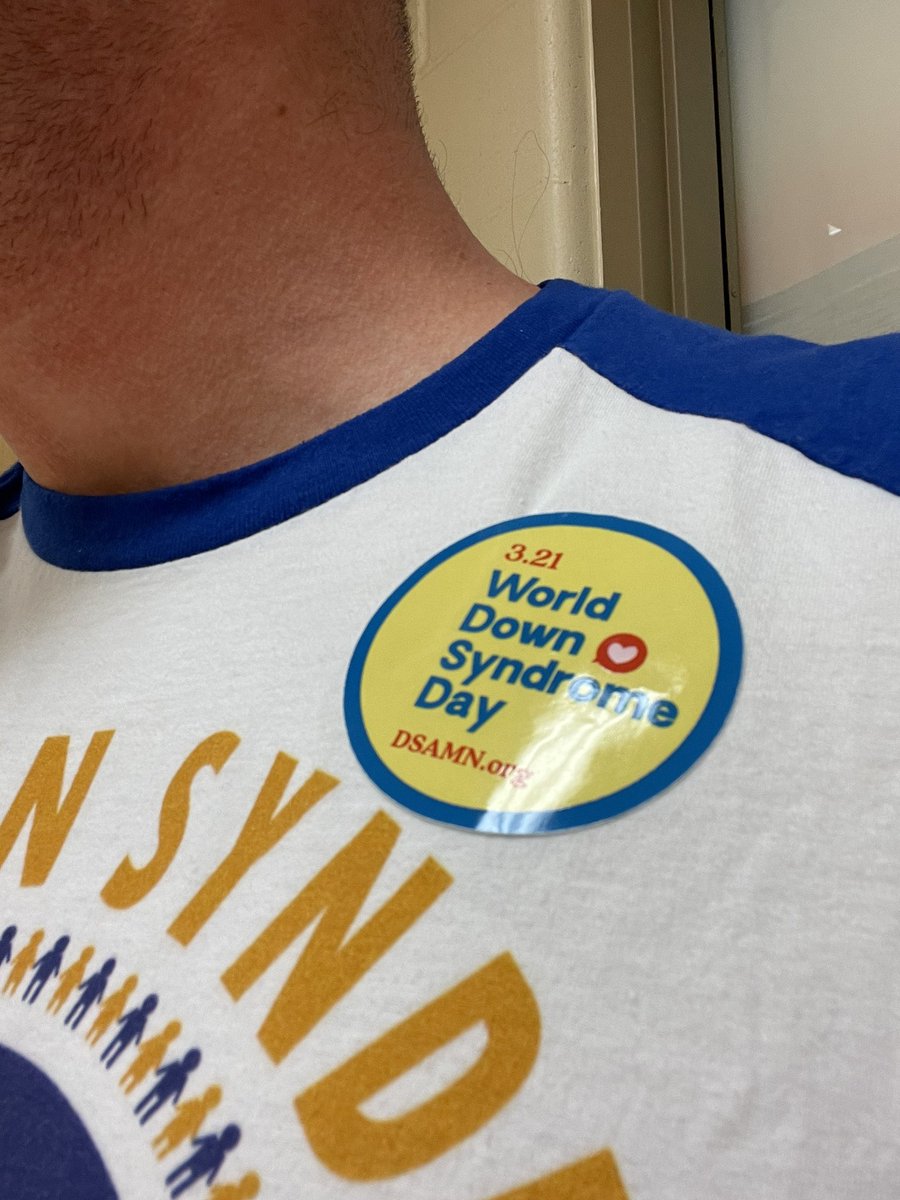 MrGarciaPE's tweet photo. Happy World Down Syndrome Day! Rock your socks and blue and yellow everyone! @SOMinnesota @SOMN_Nick @AnnandaleCards @ISD876 https://t.co/q1NpL9Kewd