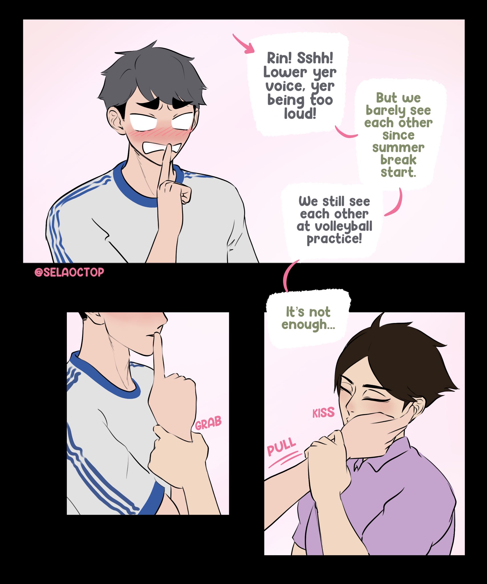 Look at them blushing, my OTP! :3 [number24] : r/wholesomeyaoi