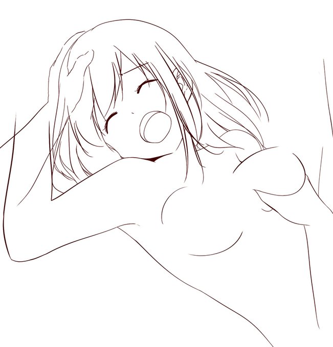 ナデナデヨシヨシされてる女の子。^q^ 