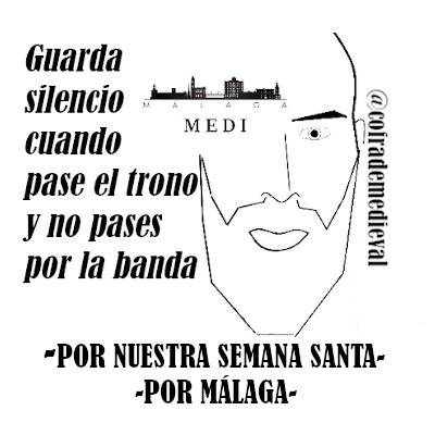 Guardar 5 min de silencio no cuesta tanto.
Aunque ponga Málaga es aplicable a todo el mundo. #PorNuestraSemanaSanta
