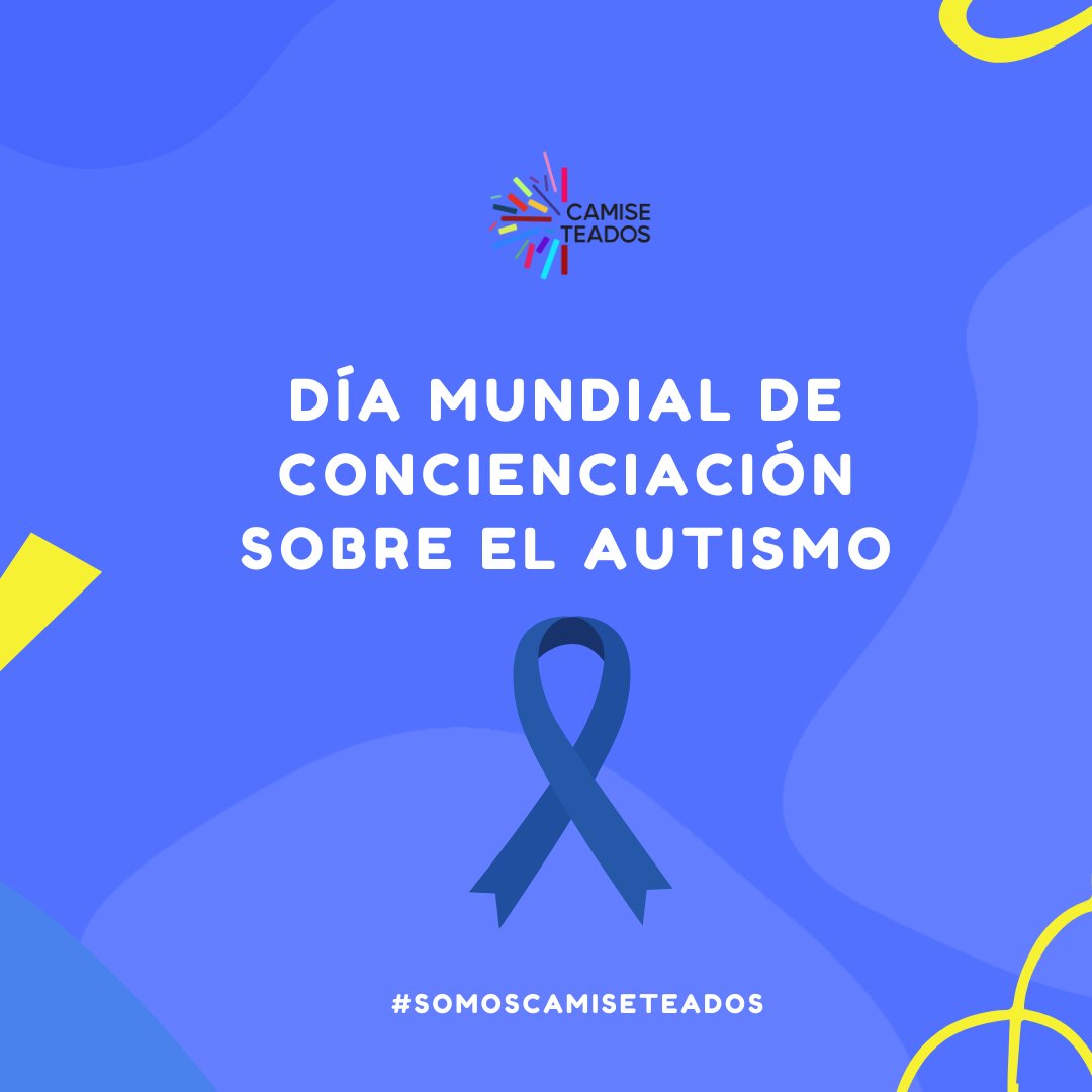 Hoy se conmemora el Día Mundial de Concienciación sobre el Trastorno del Espectro Autista (TEA). 
💙
Por un mundo con más inclusión y empatía. 

Saludamos a las organizaciones que se comprometen y ayudan entregan herramientas a las familias y sus comunidades.

#SomosCamiseteados
