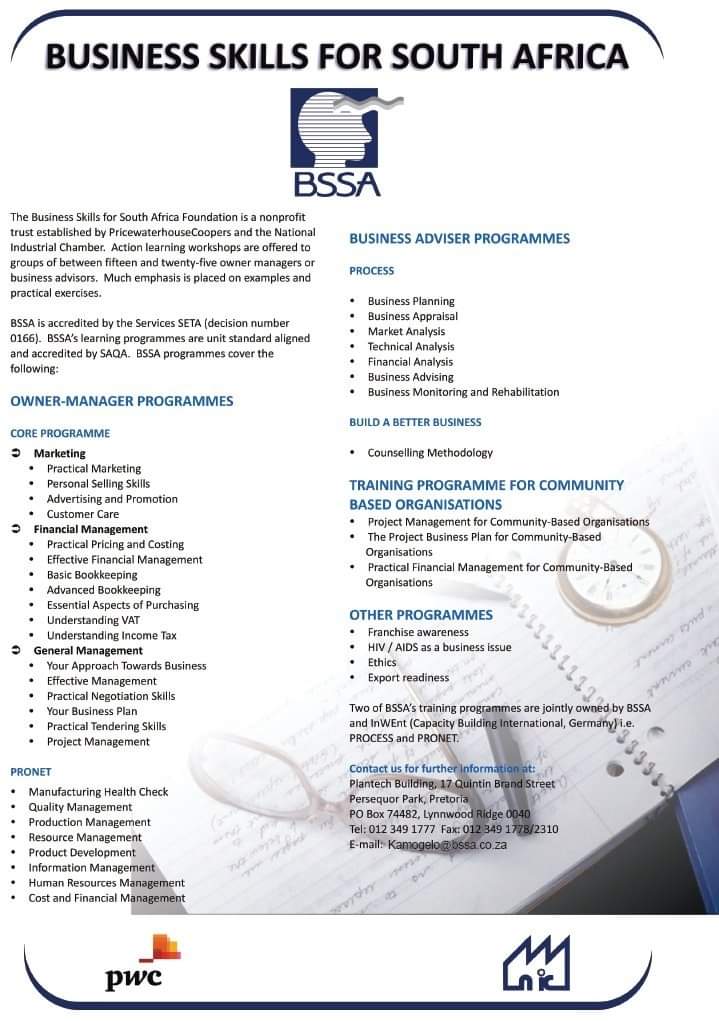 BSSA_SA's tweet photo. BSSA continues to ensure Quality assurance and control.

Read our full News Flash Edition 1, Volume 1

#BSSA #BUSINESSSKILLSFORSOUTHAFRICAFOUNDATION https://t.co/FQT0LGZDyx