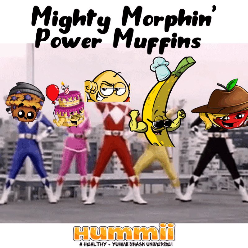 hummii_snacks's tweet photo. Kickinโ off the week with some nostalgia vibes โจ๐ฅ
Whoโs ready for these Mighty Morphinโ Mini Muffins to power-up the Hummiiverse!?
.
.
.
.
.
.
#powerrangers #nostalgicfood #healthysnacks #poweredbyplants #minimuffins #chickpeas #bananabreadmuffins #blueberrymuffins ๐ซ https://t.co/VW4L0bjPEv