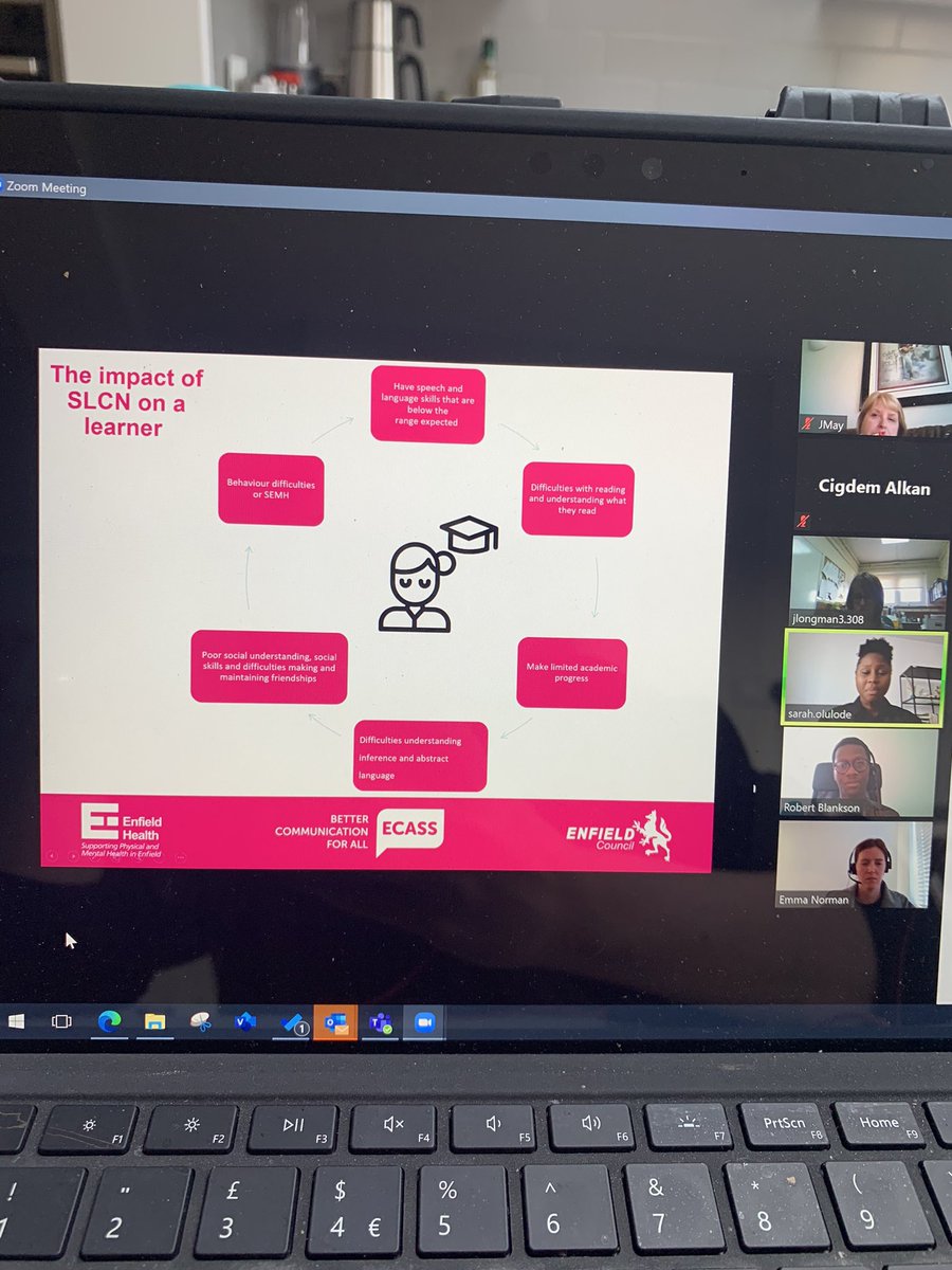 EnfieldCASS's tweet photo. Excellent first session today on ‘Is it SLCN?’ By @OlulodeSarah @RobertBlankson4 &amp; @EmmaNormanOT Looking forward to part 2 next week… https://t.co/7hN4Jjv5Fr