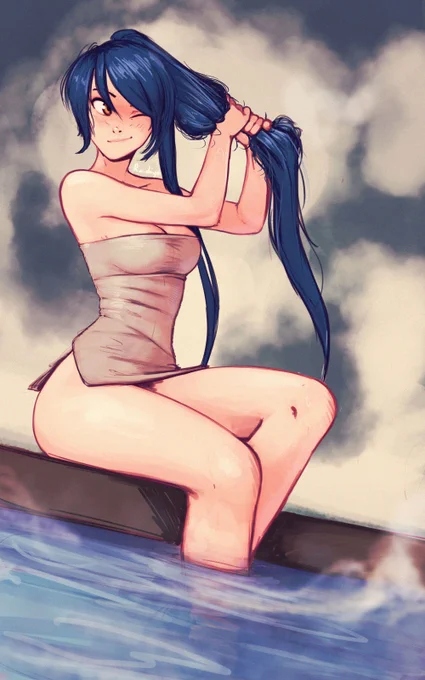 Stay calm and enjoy a Laura Arseid drawing from last year
u.u 