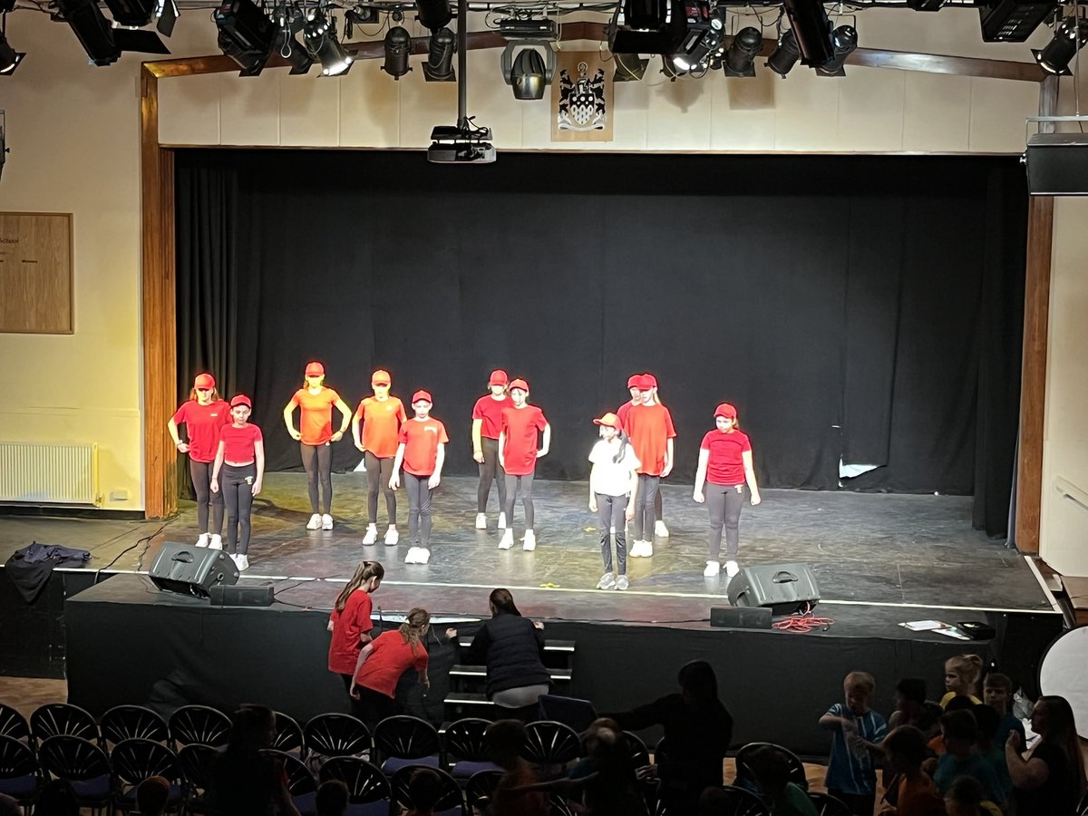 MissLumm's tweet photo. It’s dance festival night! We are sat waiting for our briefing ahead of our performance. Year 4 have worked so hard since January and we can’t wait to share it with parents this evening! @MapleCrossJMI https://t.co/dAs0C7FLAJ