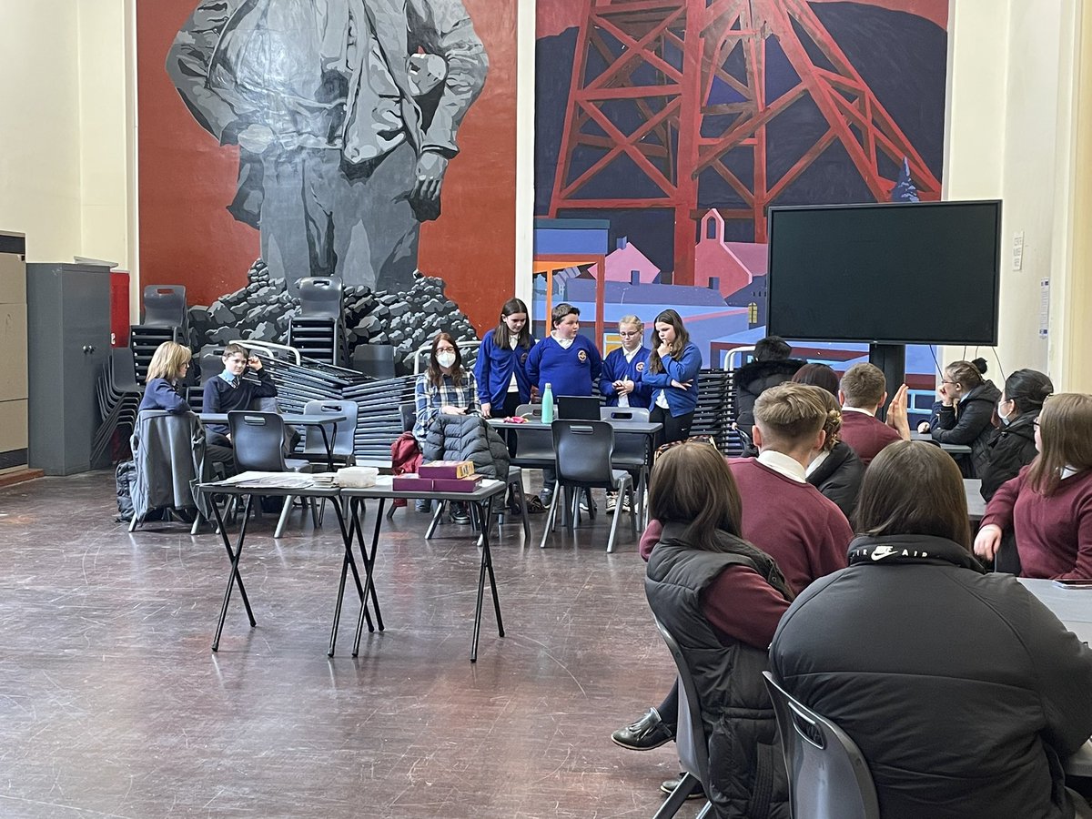 TreorchyHealth's tweet photo. We had the privilege of welcoming the outstanding Charity Committee from @tonpentrejunior today. 

They gave an excellent presentation to our Year 7-13 students to share the fundraising initiatives that saw them raise over £7000 for Ukraine

We felt very inspired 💙💛 https://t.co/0G7yvmVPor