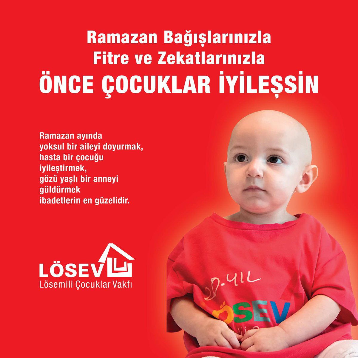 #önceçocuklariyileşsin 🙏🏻❤️
<a href="/ustunezer/">Dr. Üstün EZER</a> 
<a href="/hulya_unver/">Hülya ÜNVER</a> 
<a href="/losev1998/">LÖSEV</a>