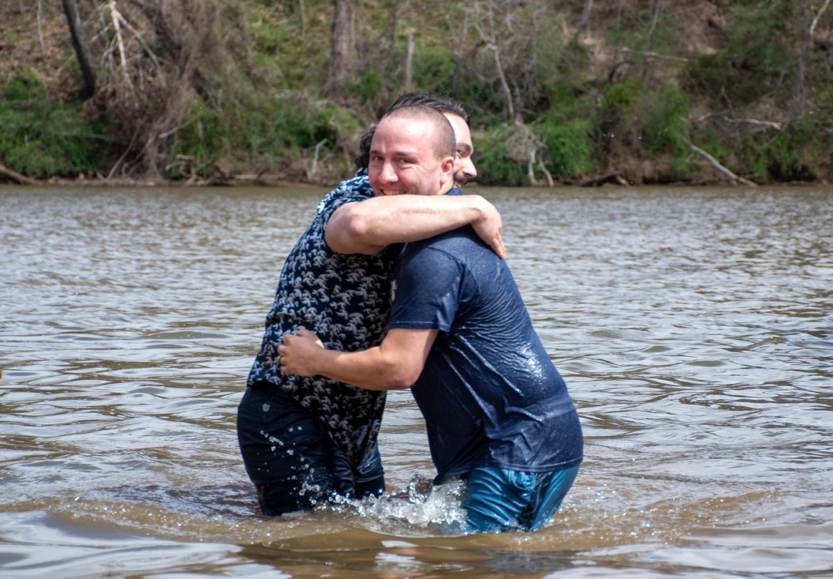 NewPostChurch's tweet image. Gotta love a baptism Sunday!  We are so thankful to celebrate Matt's salvation and adoption into the family!  God is good!