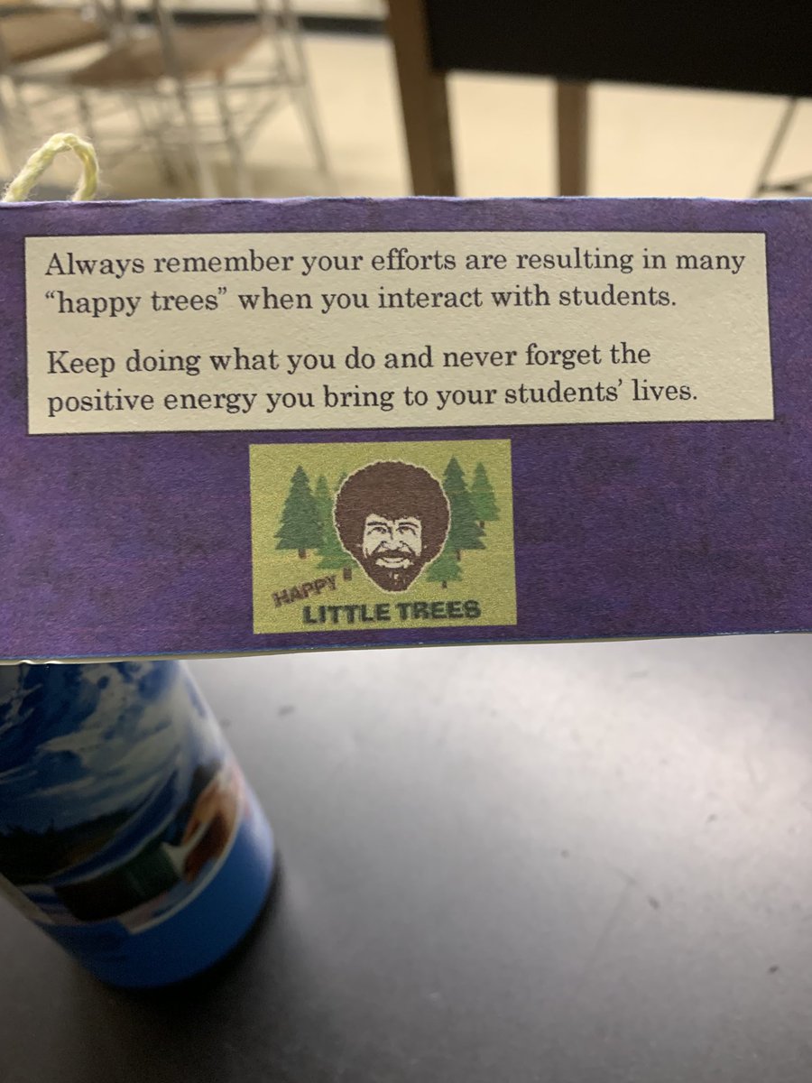 BlakeCarole's tweet photo. Nice gift from fellow teacher today! ⁦@BaltCoPS⁩ ⁦@Hall_Pride⁩ https://t.co/Gk6k7FDWMi