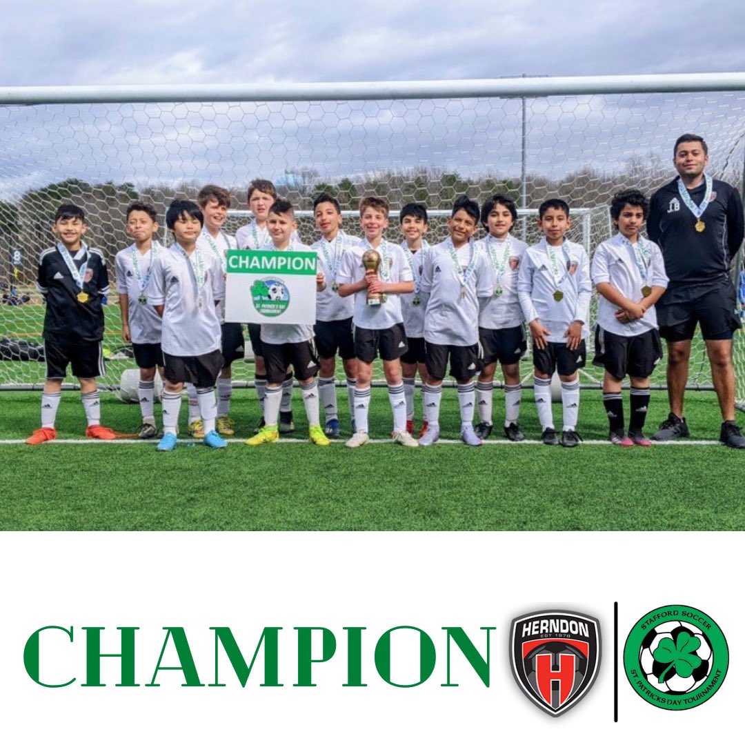Congratulations to our HYS United White U11 Boys for winning at the St. Patrick’s day tournament this past weekend!! #HYS #HYSPROUD⚫️🔴