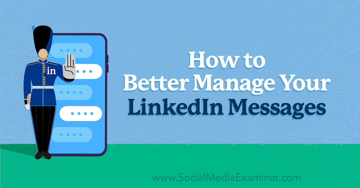 SayitSMC's tweet image. How to Better Manage Your LinkedIn Messages #socialmedia #LinkedIn dlvr.it/SM67jN