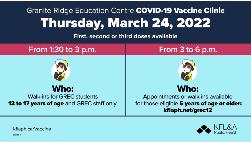 This Thursday’s vaccine clinic at GREC is also open to LOLPS students.